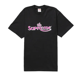 Supreme - Crown Tee Black/Mag (SS23)