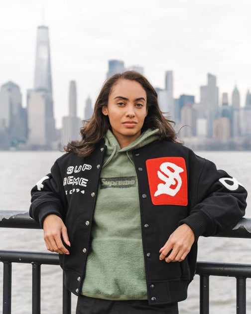 Supreme Tourist Varsity Jacket I Love New York