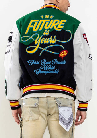 First Row The Future Is Yours Varsity Jacket