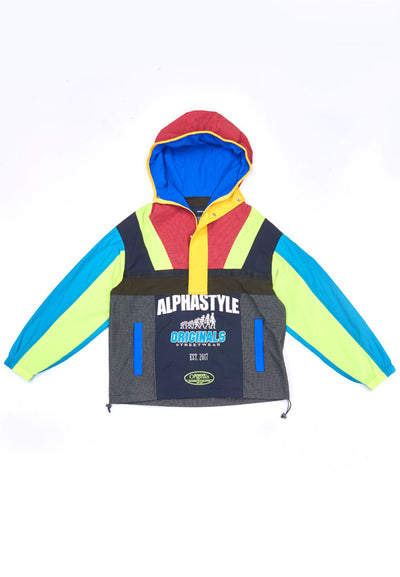 Alphastyle Hooded Anorak Neon