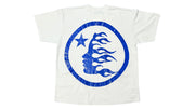 Hellstar Sport Logo Gel T- Shirt (white/blue)