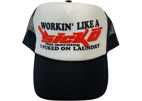 Sicko Laundry Trucker Hat (NAVY)