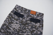 Flare - Washed Camo Flare Twill Pants Digital