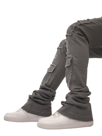 Doctrine Super Stacked Jeans Savant Grey